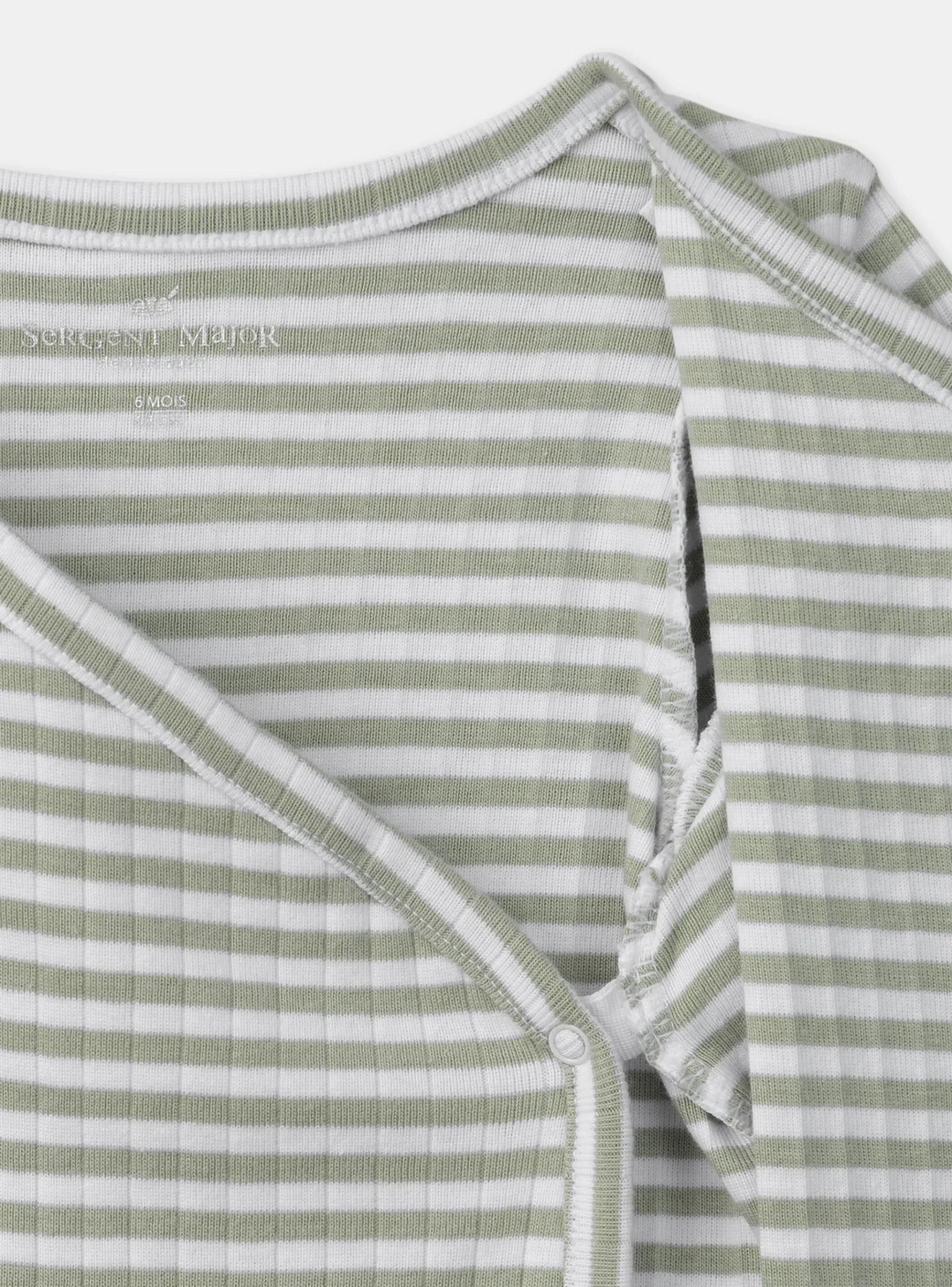 Sergent Major Tenues & Ensembles-Ensemble de naissance en côtes plates haut + pantalon + bonnet