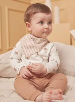 Sergent Major Tenues & Ensembles-Ensemble haut, pantalon et bandana noisette et écru