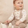 Sergent Major Tenues & Ensembles-Ensemble pantalon, body et chaussettes beige et blanc