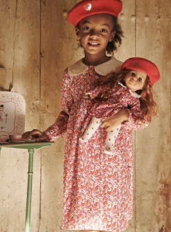 Sergent Major Jouets & Peluches-Ensemble pour poupée "Mon Adorable Poupée" robe, collant et béret