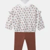 Sergent Major Ensemble, Combinaison & Salopette-Ensemble sweat, legging et bavoir