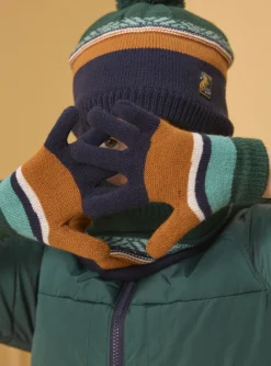 Sergent Major Bonnet, Echarpe, & Gant-Gants en maille