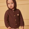 Sergent Major Pull, Gilet & Cardigan-Gilet &agrave; capuche avec oreilles ourson