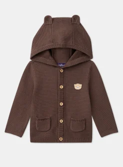 Sergent Major Pull, Gilet & Cardigan-Gilet à capuche avec oreilles ourson