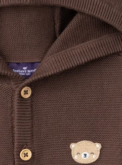 Sergent Major Pull, Gilet & Cardigan-Gilet à capuche avec oreilles ourson