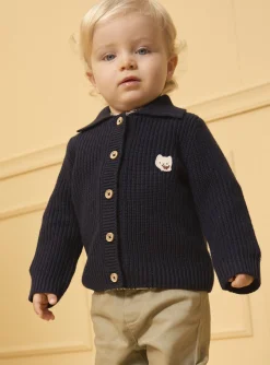 Sergent Major Pull, Gilet & Cardigan-Gilet &agrave; col