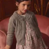 Sergent Major Pull, Gilet & Cardigan-Gilet argent&eacute; ajour&eacute;