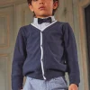 Sergent Major Pull, Gilet & Sweat-Gilet bleu col V