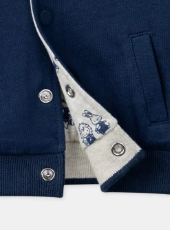 Sergent Major Pull, Gilet & Cardigan-Gilet bleu et &eacute;cru r&eacute;versible