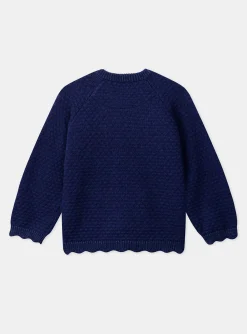Sergent Major Pull, Gilet & Cardigan-Gilet en maille bleu