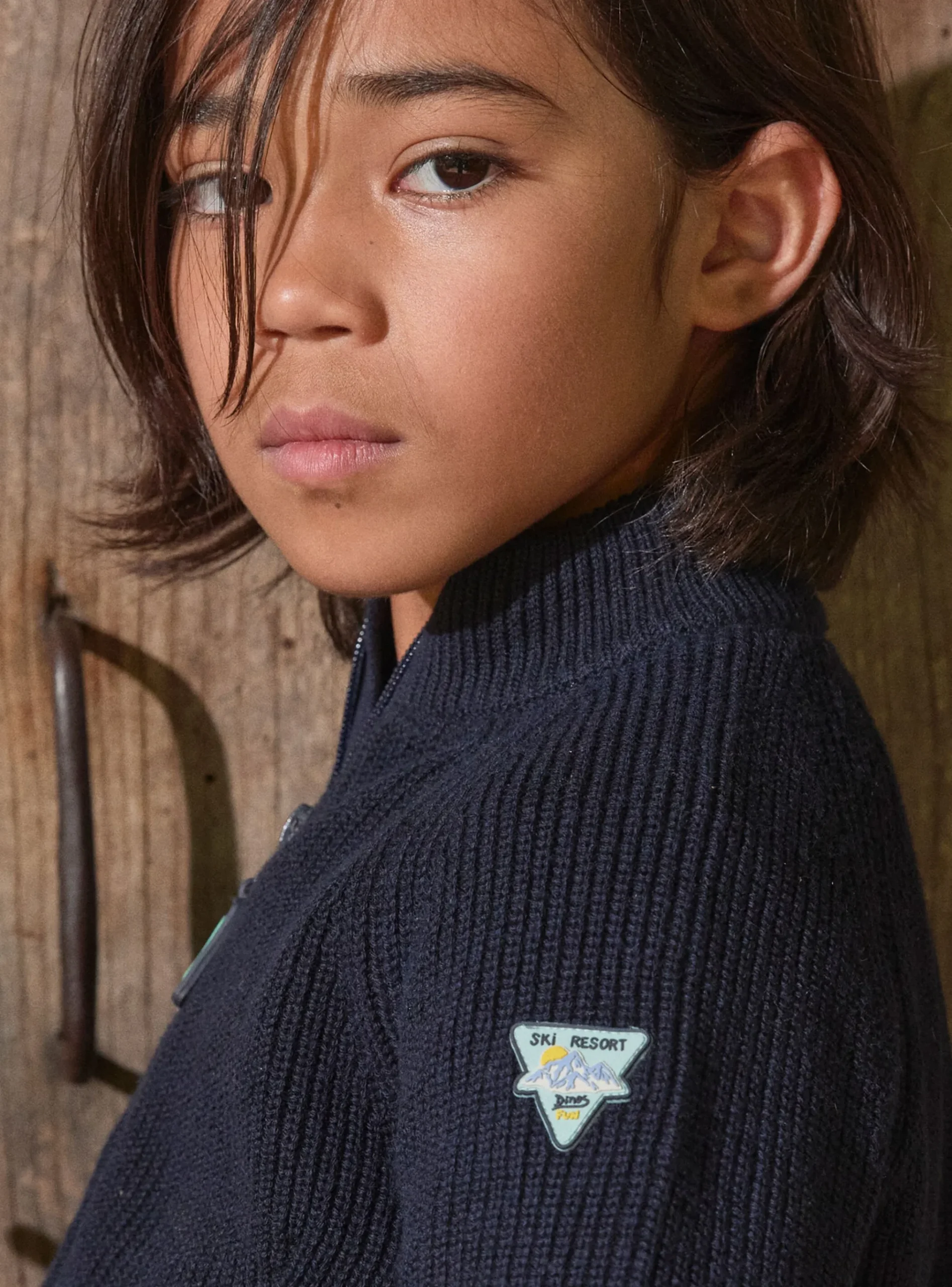 Sergent Major Pull, Gilet & Sweat-Gilet en maille bleu marine