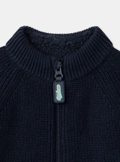 Sergent Major Pull, Gilet & Sweat-Gilet en maille bleu marine