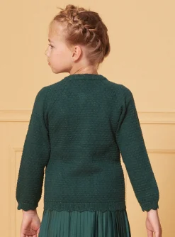 Sergent Major Pull, Gilet & Cardigan-Gilet en maille  vert