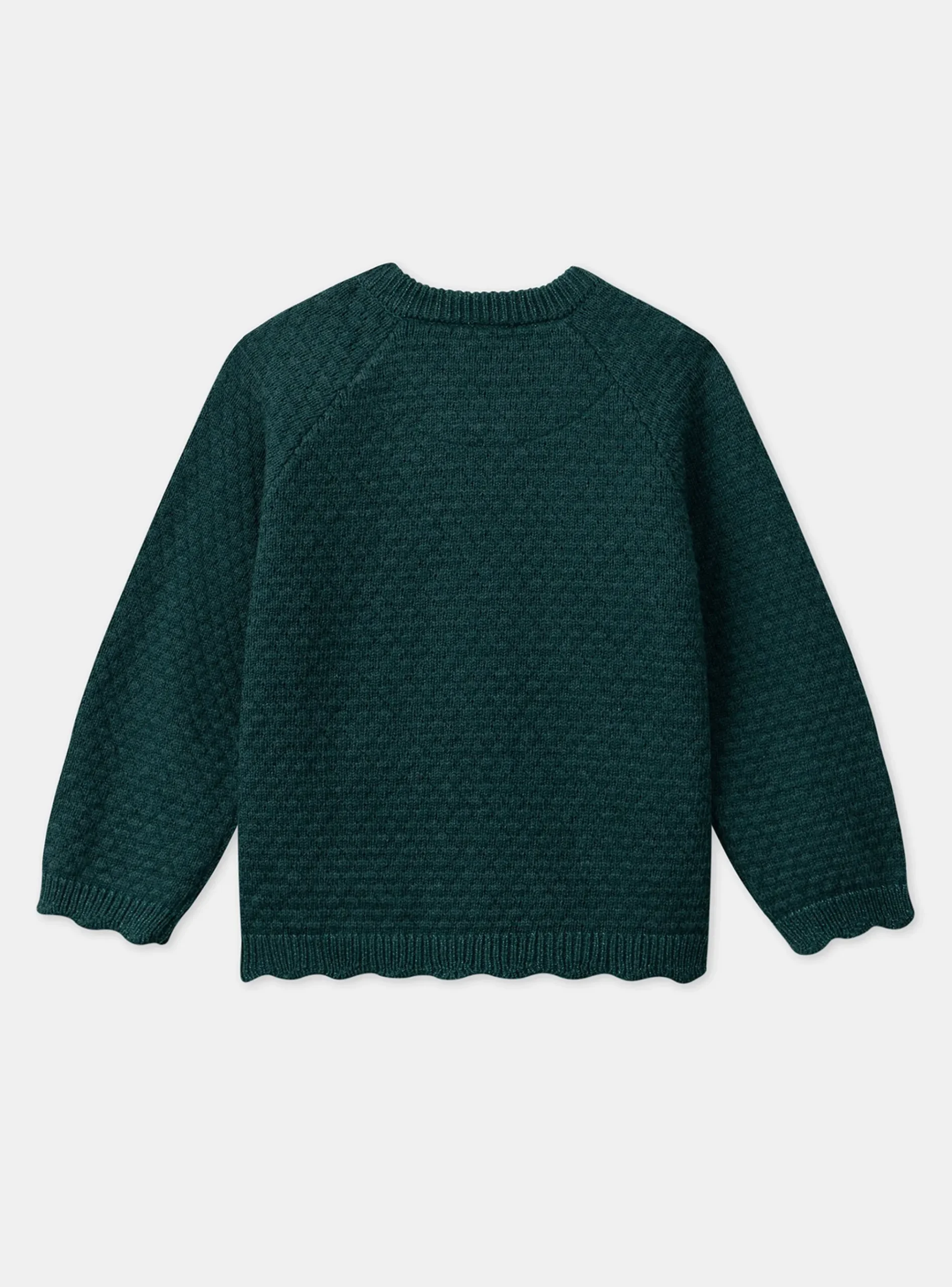 Sergent Major Pull, Gilet & Cardigan-Gilet en maille vert