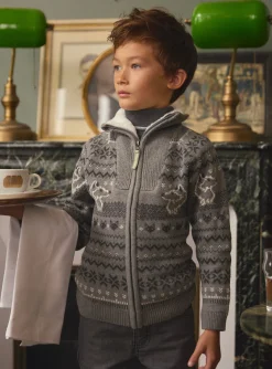 Sergent Major Pull, Gilet & Sweat-Gilet Jacquard