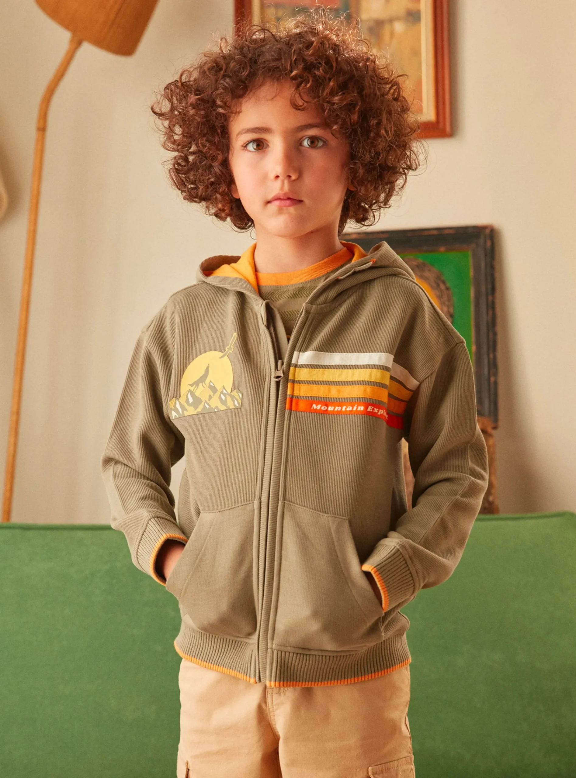 Sergent Major Pull, Gilet & Sweat-Gilet Kaki