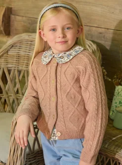 Sergent Major Pull, Gilet & Cardigan-Gilet maille torsadée