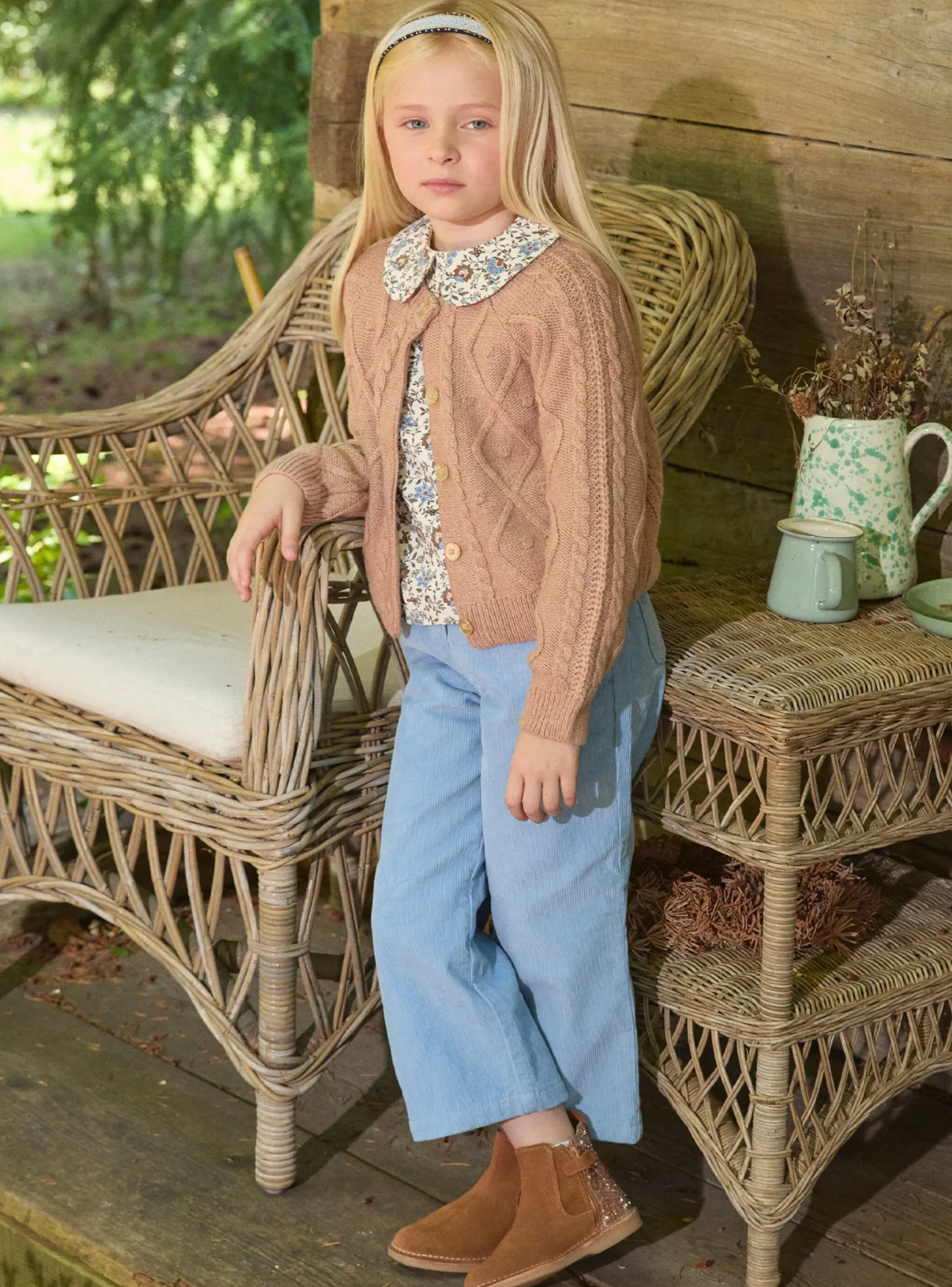 Sergent Major Pull, Gilet & Cardigan-Gilet maille torsadée