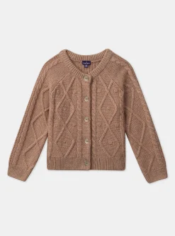 Sergent Major Pull, Gilet & Cardigan-Gilet maille torsadée