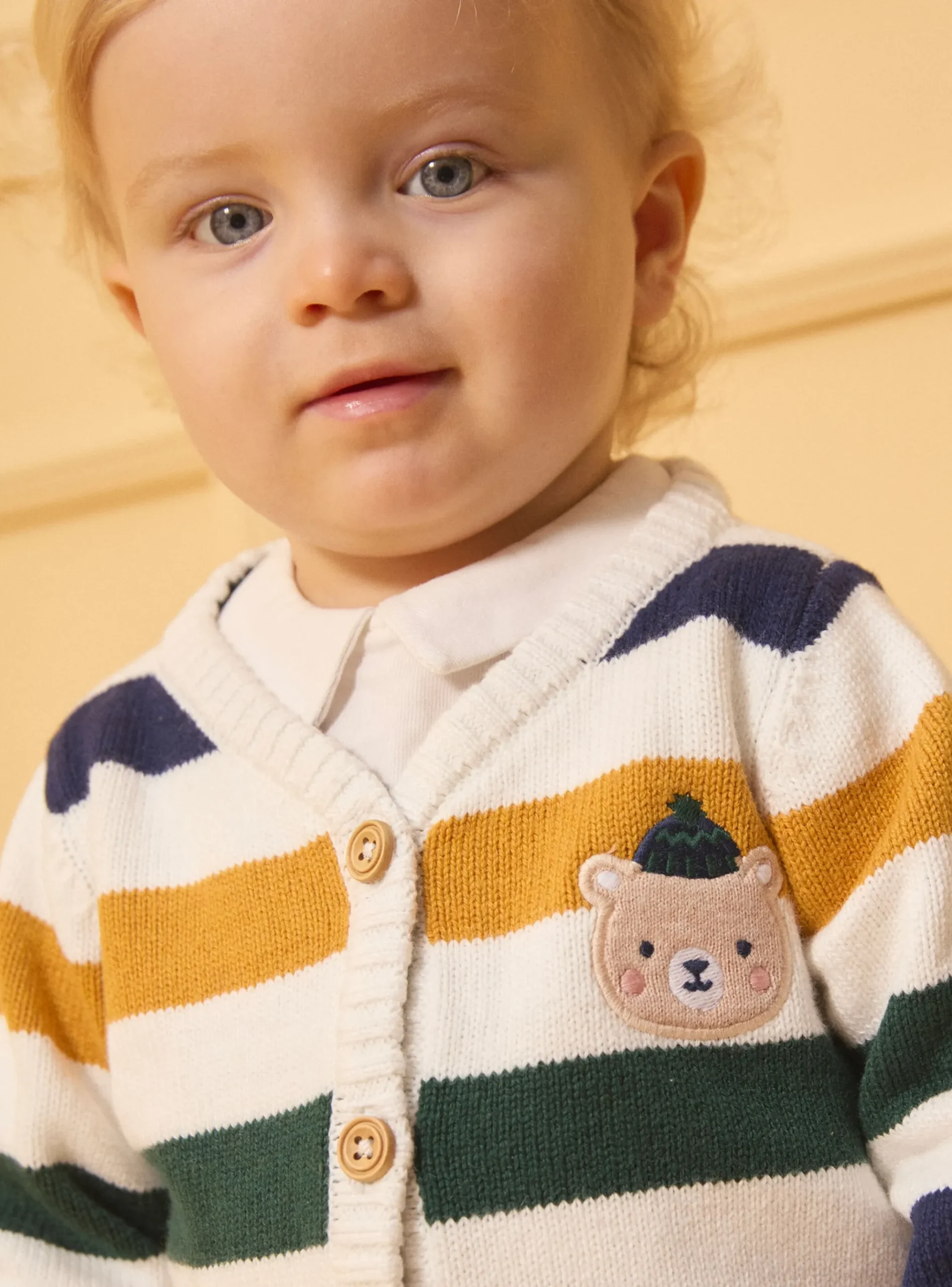 Sergent Major Pull, Gilet & Cardigan-Gilet rayé patchs animaux