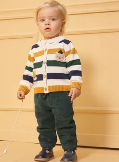 Sergent Major Pull, Gilet & Cardigan-Gilet rayé patchs animaux