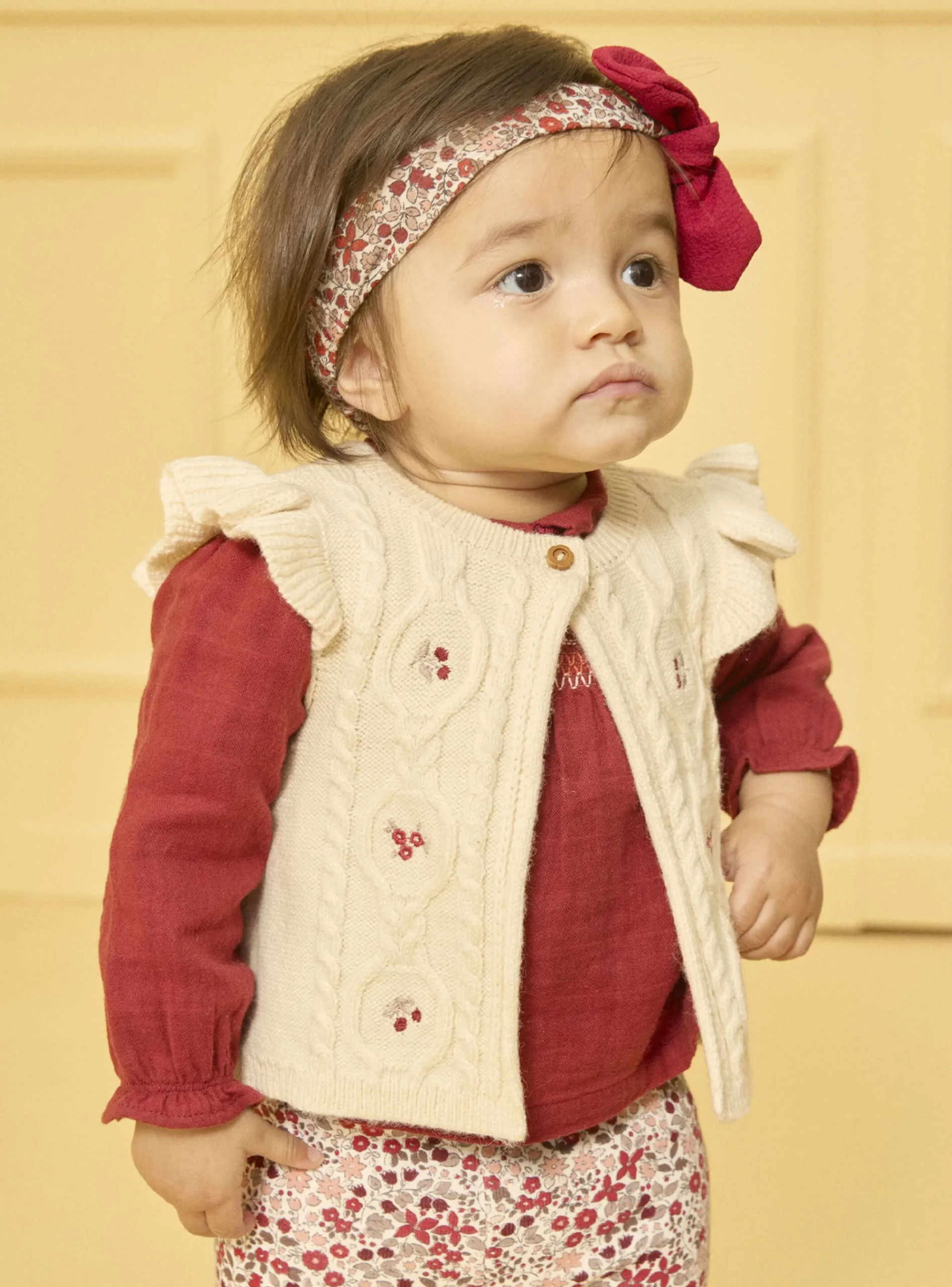Sergent Major Pull, Gilet & Cardigan-Gilet sans manches brodé