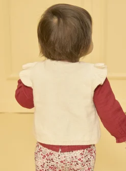 Sergent Major Pull, Gilet & Cardigan-Gilet sans manches brod&eacute;
