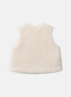 Sergent Major Pull, Gilet & Cardigan-Gilet sans manches en fourrure synthétique