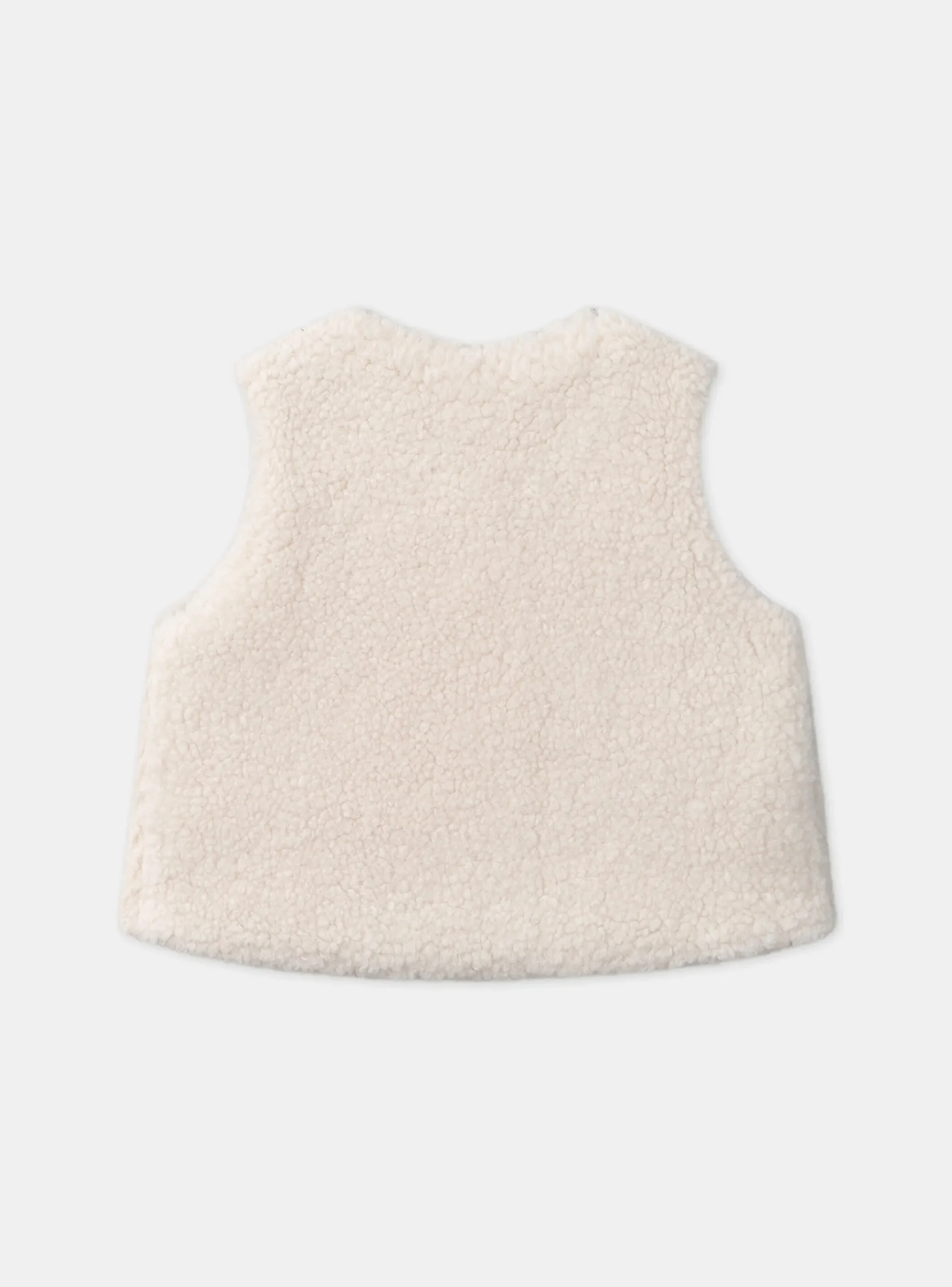 Sergent Major Pull, Gilet & Cardigan-Gilet sans manches en fourrure synthétique