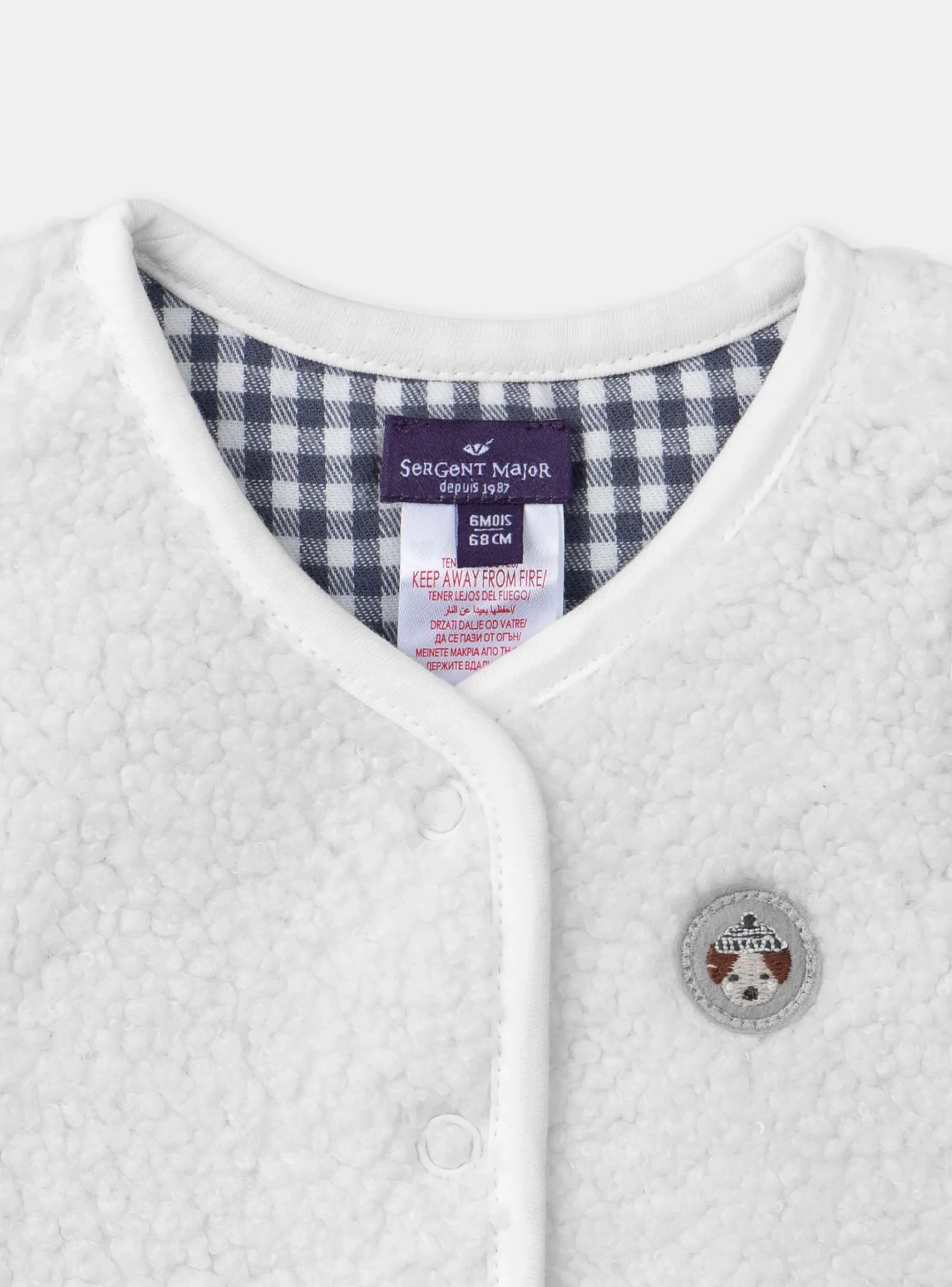 Sergent Major Pull, Gilet & Cardigan-Gilet sans manches réversible carreaux