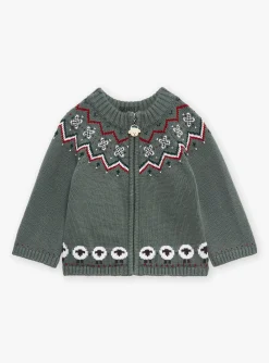 Sergent Major Pull, Gilet & Cardigan-Gilet Vert