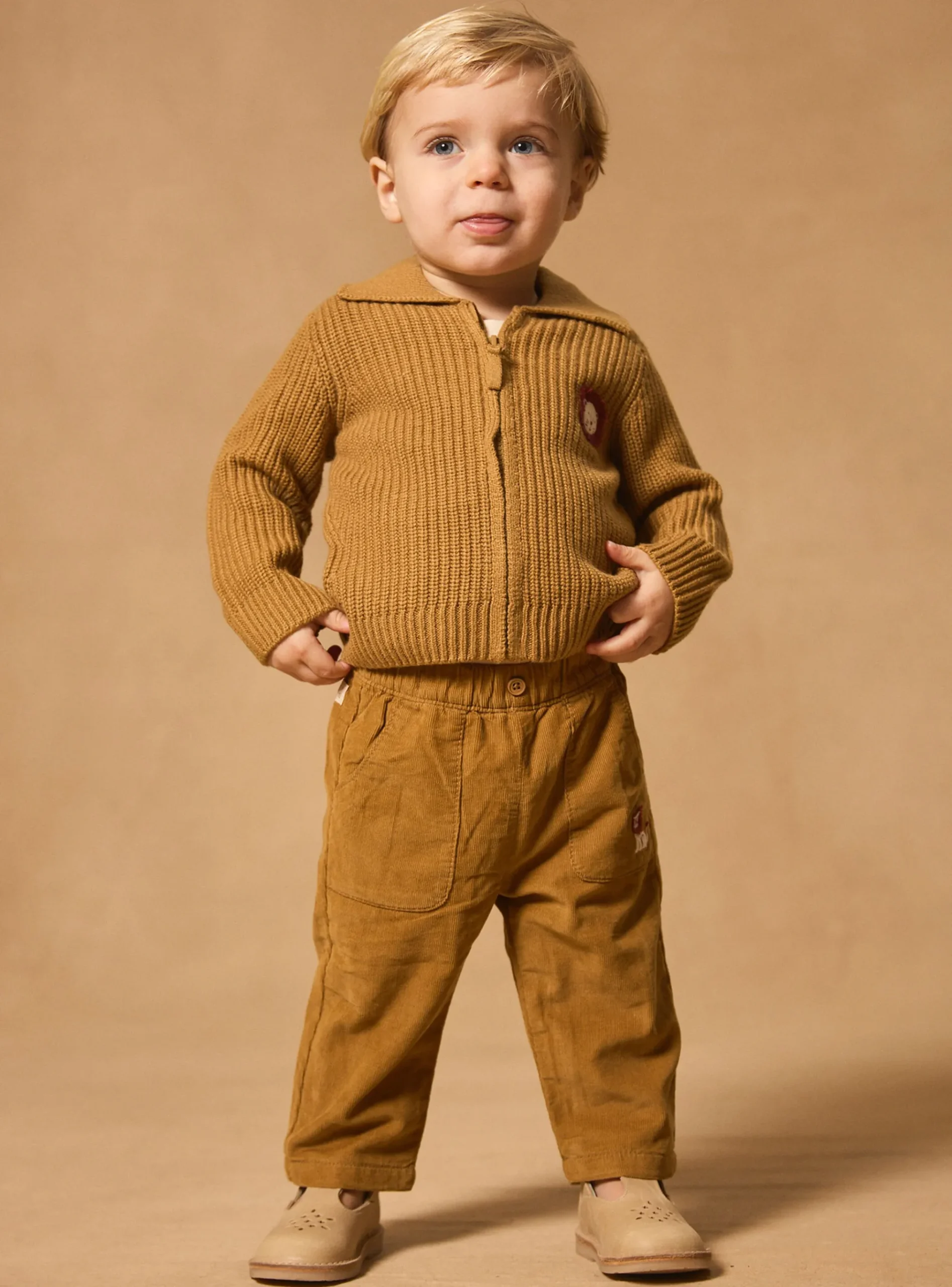 Sergent Major Pull, Gilet & Cardigan-Gilet zippé à col