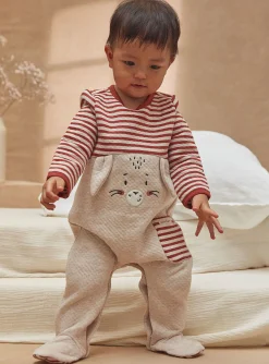 Sergent Major Pyjama & Grenouillère-Grenouillère Beige Chiné