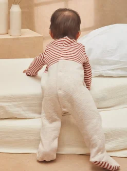 Sergent Major Pyjama & Grenouillère-Grenouill&egrave;re Beige Chin&eacute;
