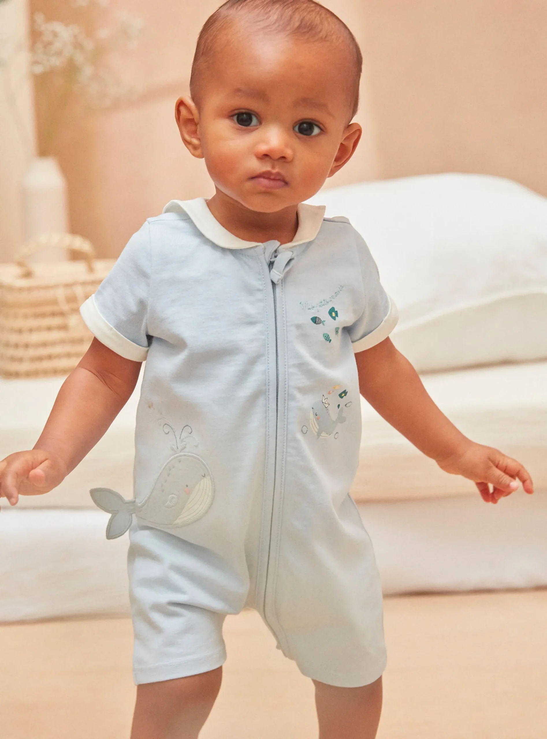 Sergent Major Pyjama & Grenouillère-Grenouillère Bleu ciel