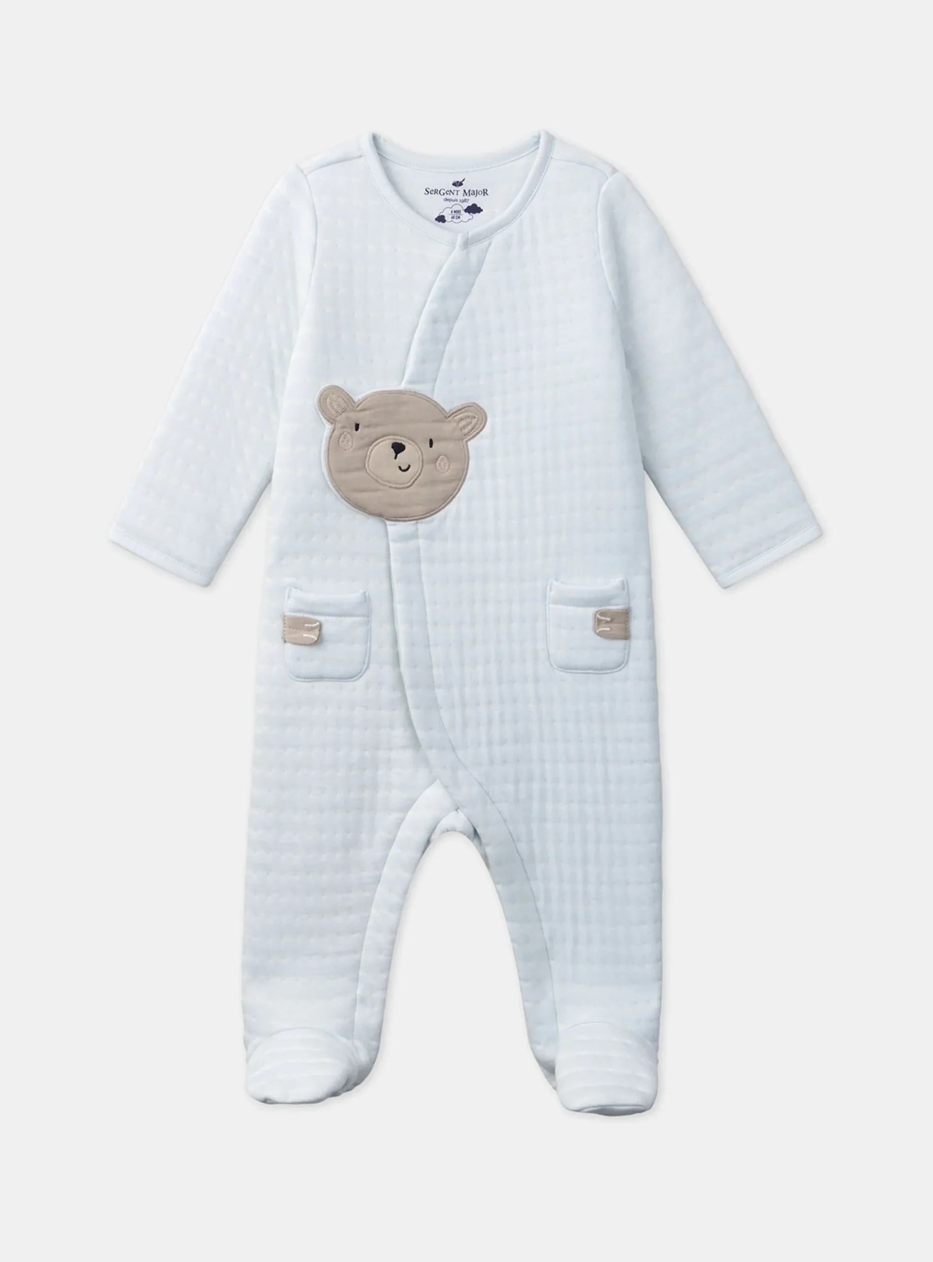 Sergent Major Pyjama & Grenouillère-Grenouillère Bleu ciel