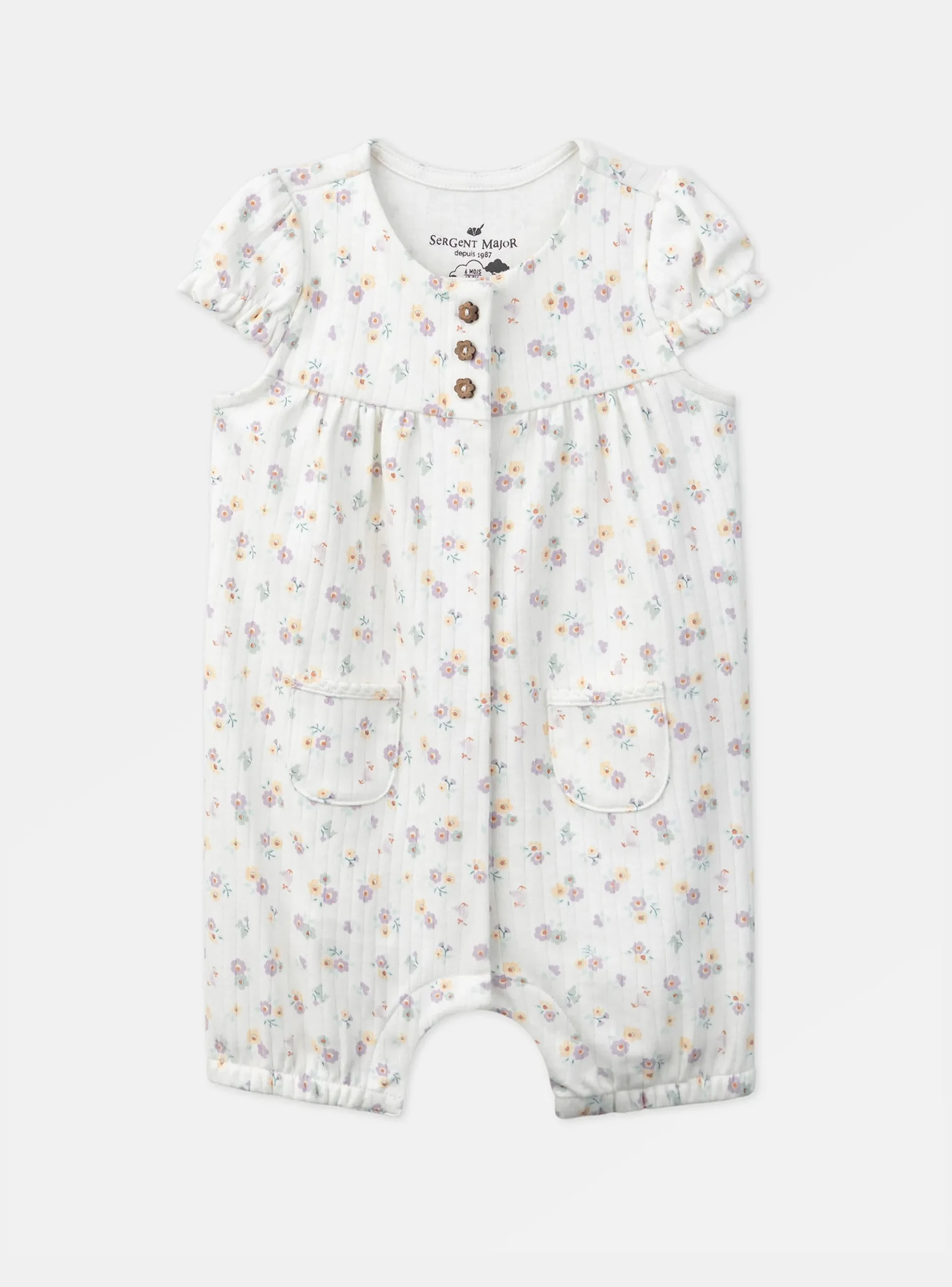 Sergent Major Pyjama & Grenouillère-Grenouillère Ecrue