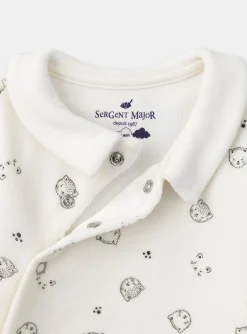 Sergent Major Pyjama & Grenouillère-Grenouill&egrave;re Ecrue