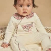 Sergent Major Pyjama & Grenouillère-Grenouilli&egrave;re &eacute;crue &agrave; motif fleuri