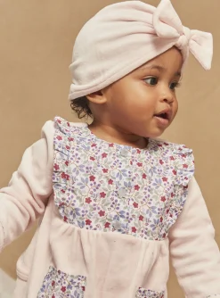 Sergent Major Pyjama & Grenouillère-Grenouilli&egrave;re et bonnet rose en velours