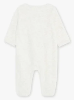 Sergent Major Pyjama & Grenouillère-Grenouilli&egrave;re gris clair en velours