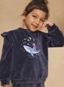 Sergent Major Pyjama-Haut et bas de pyjama bleu nuit
