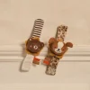 Sergent Major Jouets & Peluches-2 HOCHETS MARRON A ANIMATION 3D