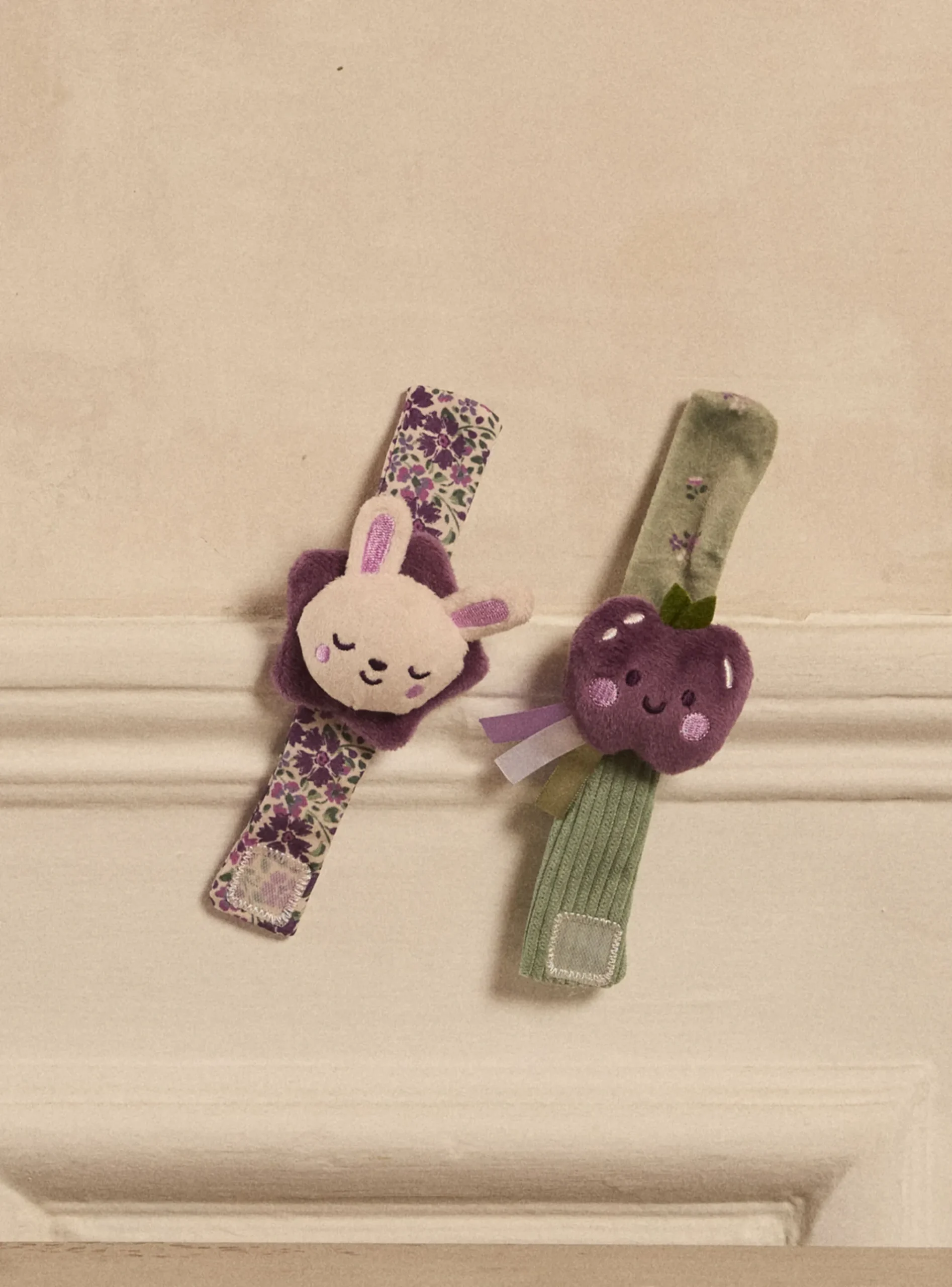 Sergent Major Jouets & Peluches-2 HOCHETS ROSE A ANIMATION 3D