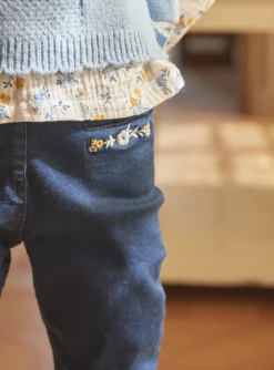 Sergent Major Pantalon, Jean & Legging-Jean slim bleu en denim