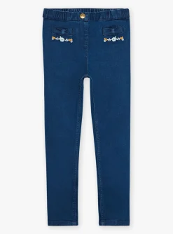 Sergent Major Pantalon, Jean & Legging-Jean slim bleu en denim
