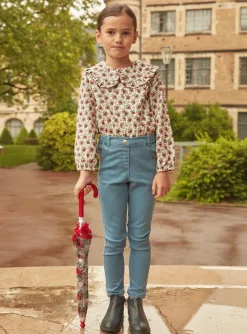 Sergent Major Pantalon, Jean & Legging-Jeans slim &agrave; brod&eacute;
