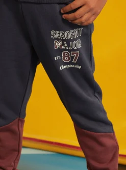 Sergent Major Tenues De Sport-Jogging en molleton gratté Bleu et Bordeau