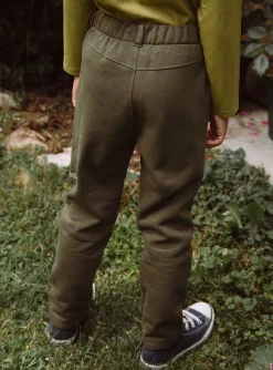Sergent Major Pantalon & Jean-Jogging marron en coton m&eacute;lang&eacute;