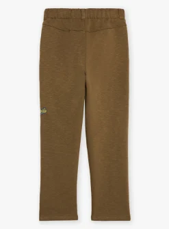 Sergent Major Pantalon & Jean-Jogging marron en coton m&eacute;lang&eacute;